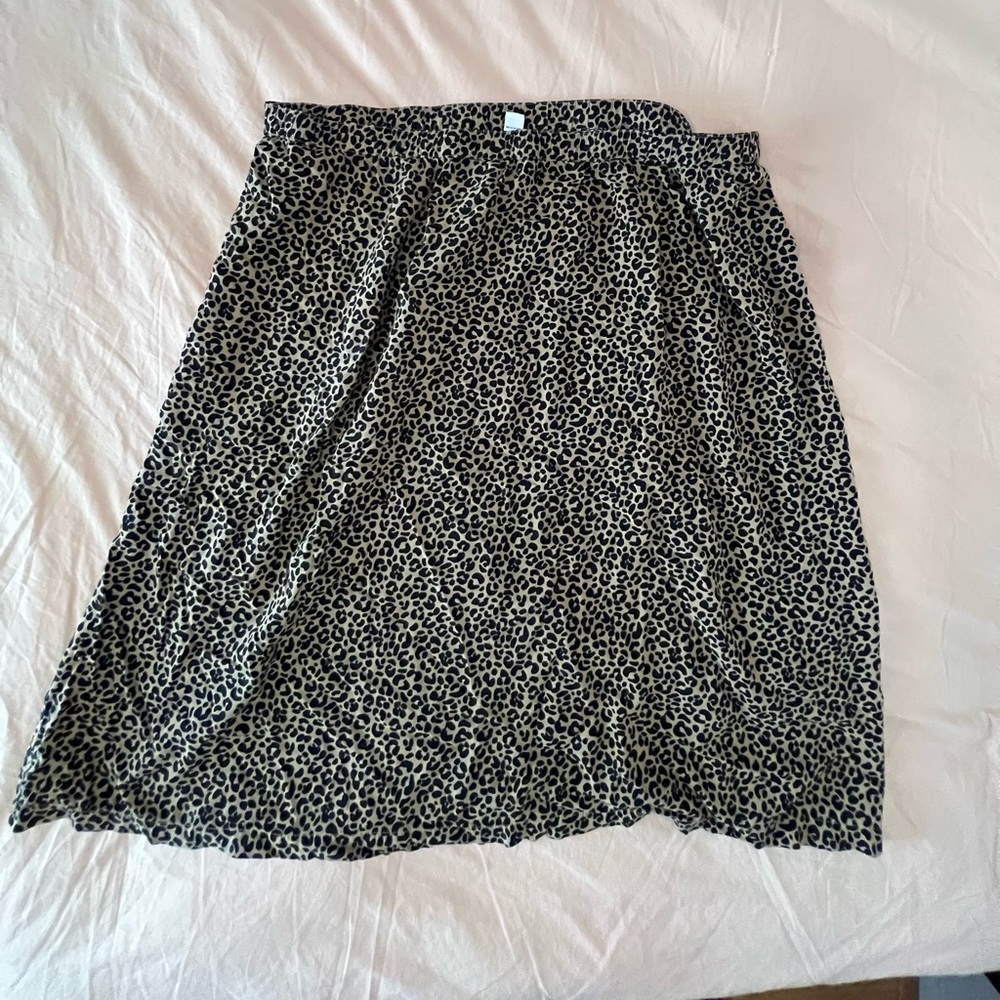 Midi Skirt Animal Print
